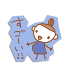 妊婦スタンプ☆妊娠中のシュエットさん☆（個別スタンプ：35）