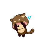二足歩行のレッサーパンダのパン（個別スタンプ：8）