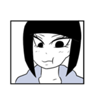 使える表情漫画コマ06（個別スタンプ：34）