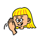 Amy's Facial Expressions（個別スタンプ：16）
