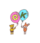バンビとトラ（個別スタンプ：25）