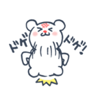 白くまクーちゃん・腹ペコ編（個別スタンプ：34）