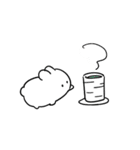whiteうさぎ（個別スタンプ：19）