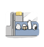 whiteうさぎ（個別スタンプ：37）