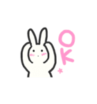 恋するうさぎ 2 シンプル版（個別スタンプ：14）