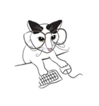 Chi ＆ Polkadot cat（個別スタンプ：38）