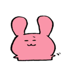 目で全てを語るうさぎさん（個別スタンプ：9）