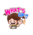 IDEA＆IQ (English Version)（個別スタンプ：18）