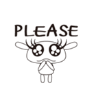 めぢからうさぎ（個別スタンプ：4）