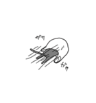 自由な黒猫（個別スタンプ：33）