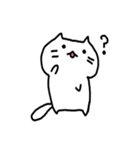 しろねこもちこ（個別スタンプ：4）