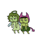 天使＆悪魔（個別スタンプ：33）