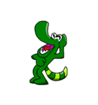 Crocodile the action（個別スタンプ：32）