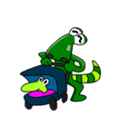 Crocodile the action（個別スタンプ：39）