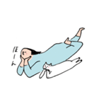ネコと不思議さん（個別スタンプ：4）