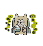 (B.B.B) ss1 シバマルの留守番物語（個別スタンプ：25）
