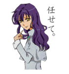 ドキ☆美女だらけの軍服試着会（個別スタンプ：17）