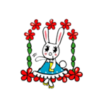 うさぎのうさりえるのファンタジーワールド（個別スタンプ：11）