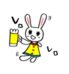 うさぎのうさりえるのファンタジーワールド（個別スタンプ：12）