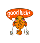 金魚鉢の金魚キン（個別スタンプ：8）