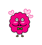 Fluff ball of pink（個別スタンプ：34）