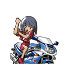 スポーツバイクバイク(1990年代)（個別スタンプ：7）
