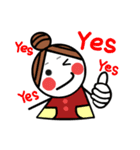 Aiong with the okamechan（個別スタンプ：34）