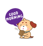 ウーフィー、キュートな子犬（個別スタンプ：8）