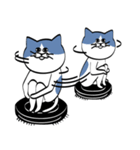 シュール猫3兄弟（個別スタンプ：22）