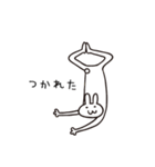 長いウサギ（個別スタンプ：38）