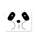 ふきだしパンダ（個別スタンプ：24）