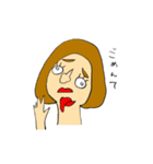 福笑いエリー（個別スタンプ：31）