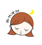 日常会話（女の子）（個別スタンプ：2）