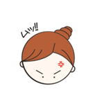 日常会話（女の子）（個別スタンプ：24）