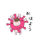 水着を着たおうまさん（個別スタンプ：3）
