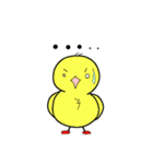 媚びないヒヨコ ④（個別スタンプ：17）