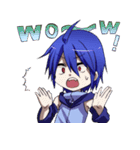 Everyday,not human boy and a human girl（個別スタンプ：4）