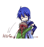 Everyday,not human boy and a human girl（個別スタンプ：6）