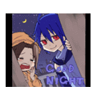 Everyday,not human boy and a human girl（個別スタンプ：24）