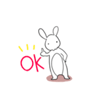 ぼくうさぎのれんちゃん（個別スタンプ：3）