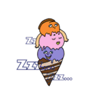 アイスクリーム！おにぎり！海の仲間！（個別スタンプ：11）