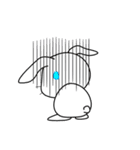 白うさぎパンク（個別スタンプ：30）