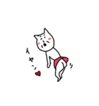 無表情きもねこ（個別スタンプ：32）
