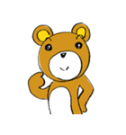 あおりっクマ（個別スタンプ：4）