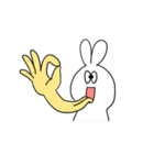 うさぎさんとその他動物たち（個別スタンプ：3）