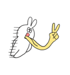 うさぎさんとその他動物たち（個別スタンプ：4）
