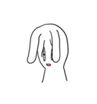 うさぎさんとその他動物たち（個別スタンプ：5）