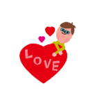 かわいく夫婦で使える (赤ちゃん誕生編)（個別スタンプ：38）