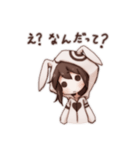 うさ耳パーカーとうさぎ2（個別スタンプ：3）