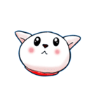 しろねこ にゃんこ（個別スタンプ：33）